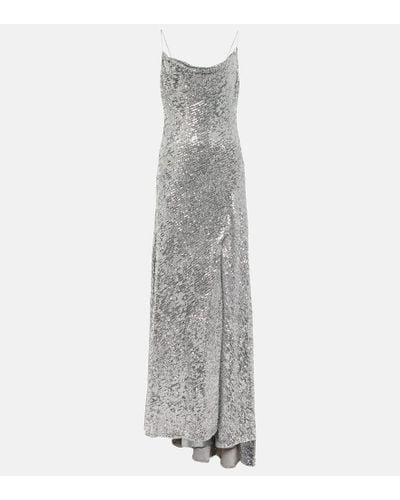 Jonathan Simkhai Finley Sequined Gown - Gray