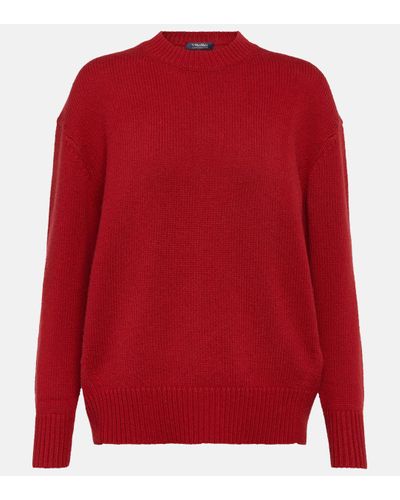 Max Mara Irlanda Wool And Cashmere Jumper - Red