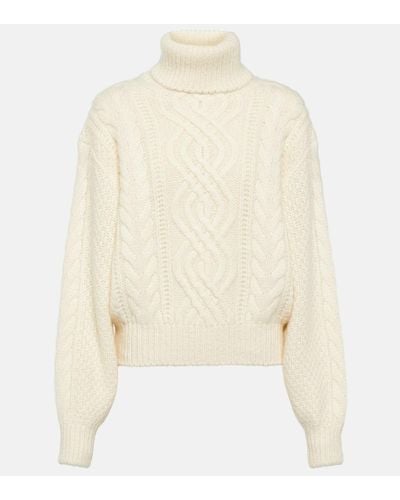 Loro Piana Erdenet Cashmere And Mohair Sweater - White