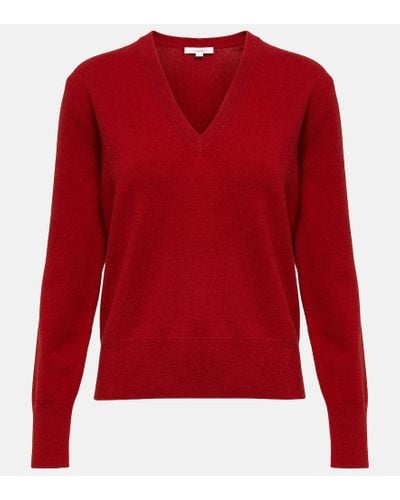 Vince Wool And Cashmere Sweater - Red