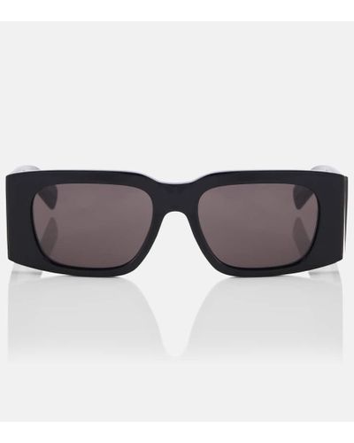 Saint Laurent Sl 654 Rectangular Sunglasses - Brown