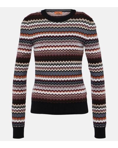 Missoni Pullover in misto lana a zig zag - Multicolore