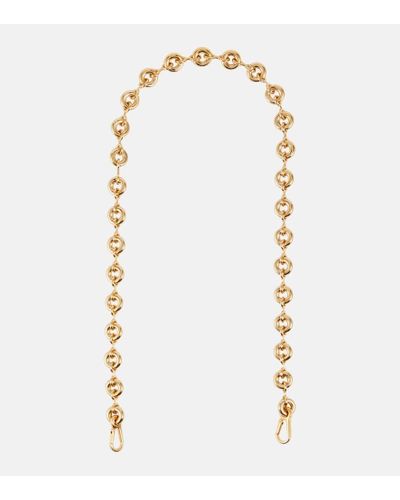 Loewe Chain-link Bag Charm - White