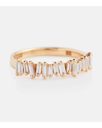 Suzanne Kalan Fireworks 18kt Gold Ring With Diamonds - White