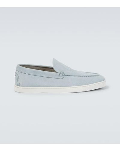 Christian Louboutin Suede Loafers - Blue