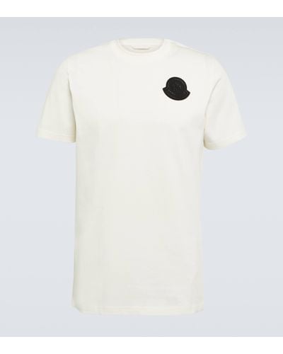 Moncler Cotton T-shirt With Logo - White