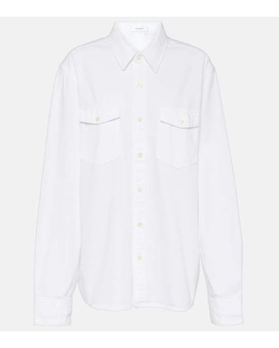 Wardrobe NYC Camisa en denim - Blanco