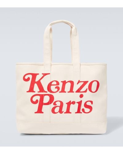 KENZO X Verdy – Cabas Utility Large en toile - Rouge