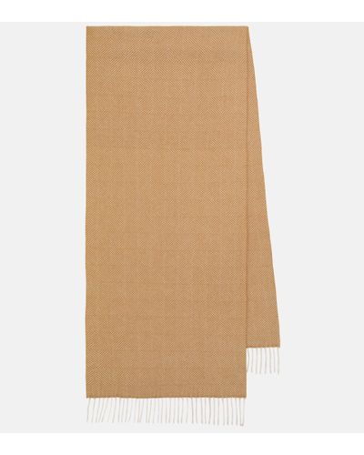 Natural Loro Piana Scarves and mufflers for Women | Lyst