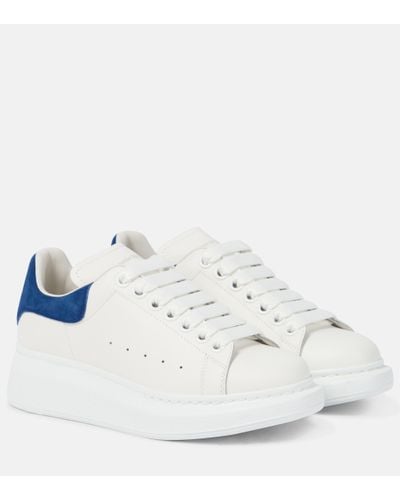 Alexander McQueen Sneakers in pelle - Bianco