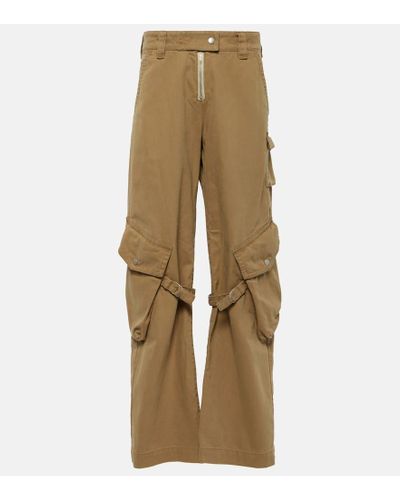 Acne Studios Potinal Belted Cotton Cargo Pants - Natural