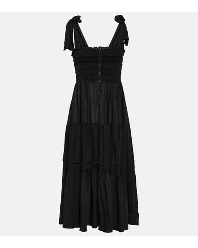 Poupette Triny Midi Dress - Black