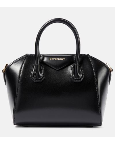 Givenchy Antigona Mini Leather Tote Bag - Black