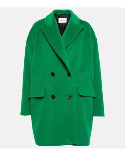 Max Mara Meana Wool And Cashmere Coat - Green