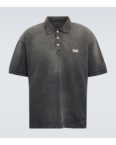 Visvim Polo Jumbo Weller de algodon - Negro