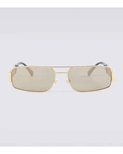 Versace Aviator Sunglasses - Natural