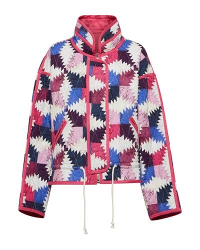 Isabel Marant Isabel Marant, Etoile Hazzle Quilted Cotton Jacket - Multicolour