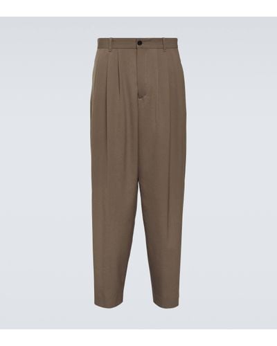 The Row Rufus Wide-leg Trousers - Natural