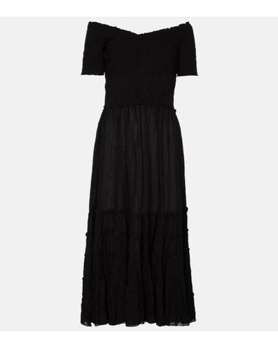 Poupette Soledad Midi Dress - Black