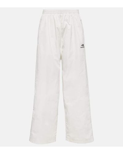 Balenciaga Pantaloni sportivi 3B Sports Icon - Bianco