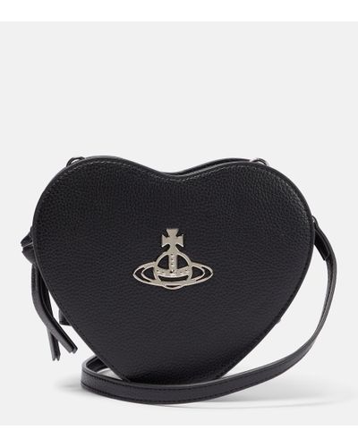 Vivienne Westwood Borsa a tracolla Louise Small in pelle - Nero