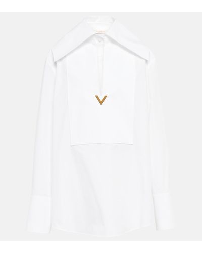 Valentino Vgold Cotton Shirt - White