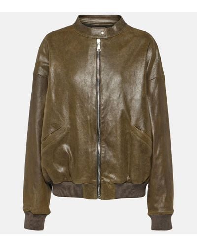 Stouls Bomber Pharrell in suede - Verde