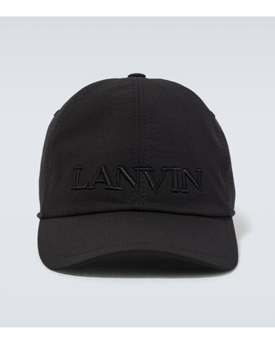Lanvin Casquette a logo - Noir