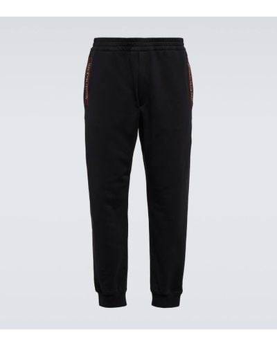 Alexander McQueen Cotton Jersey Sweatpants - Black