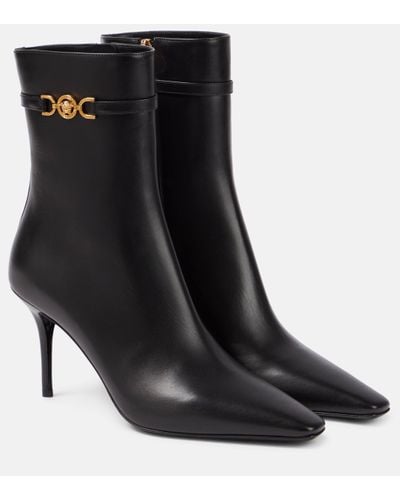 Versace Bottines noires à méduse '95