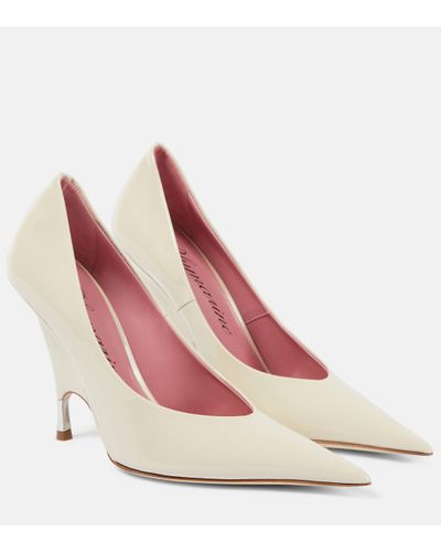 Blumarine Godiva Patent Leather Court Shoes - Pink