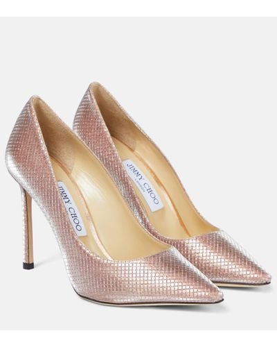 Jimmy Choo Romy 100 Court Shoes - Pink