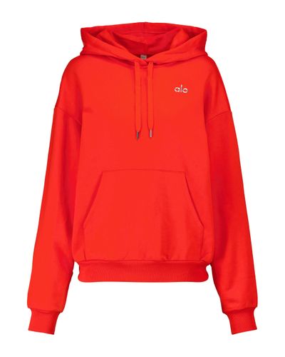 Alo Yoga Hoodie Accolade - Rot