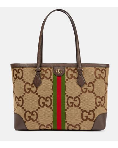 Gucci Ophidia Large GG Tote - Brown