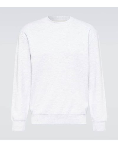 Brunello Cucinelli Sweatshirt aus einem Baumwollgemisch - Weiß