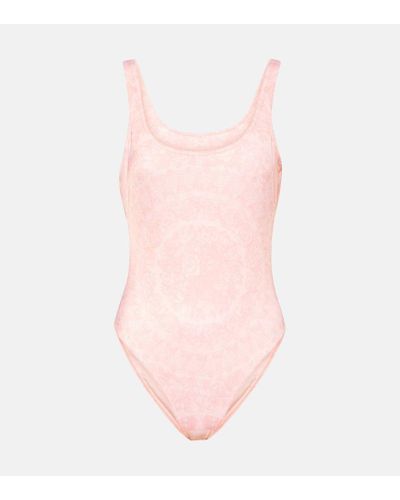 Versace Barocco Swimsuit - Pink