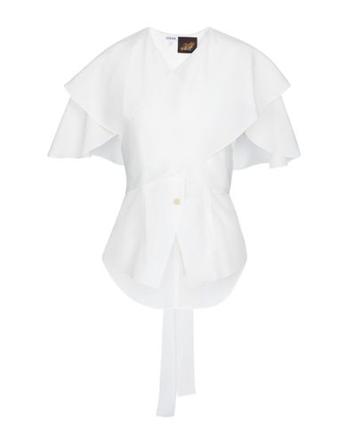 Loewe Paula's Ibiza - Camicia in seta - Bianco