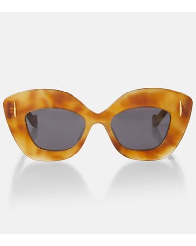 Loewe Occhiali da sole cat-eye Retro Screen - Marrone