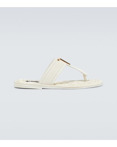 Tom Ford Suede Sandals - Metallic