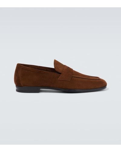 Tom Ford Suede Loafers - Brown