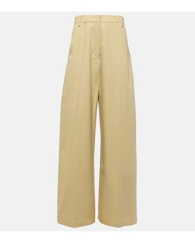 Sportmax Pantalones anchos Gebe de algodon - Neutro