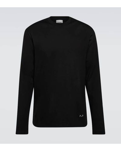 Jil Sander Camiseta en jersey de algodon - Negro
