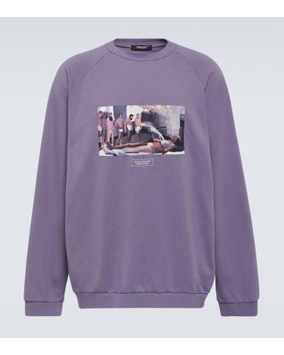 Undercover X Helen Verhoeven Printed Cotton Sweatshirt - Blue