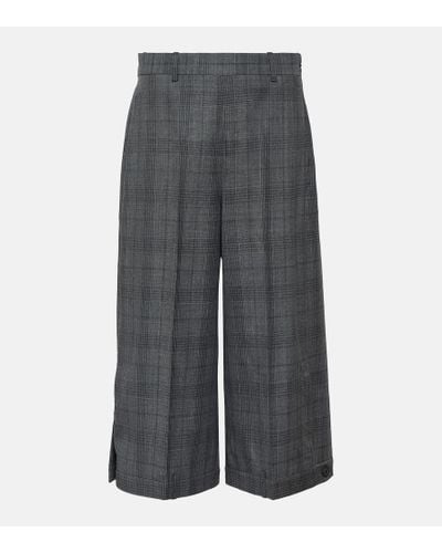 Balenciaga Wool Shorts - Gray