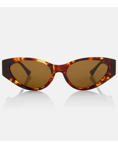 Versace Medusa Cat-eye Sunglasses - Brown