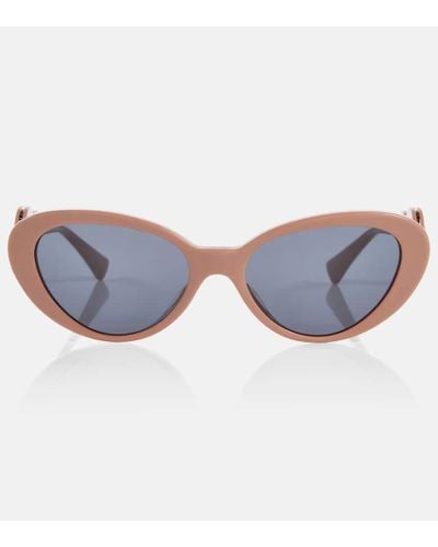 Versace Verzierte Cat-Eye-Sonnenbrille - Blau