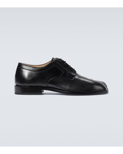 Maison Margiela Tabi Leather Derby Shoes - Black