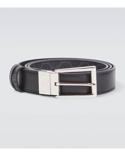 Gucci Reversible Leather Belt - Black
