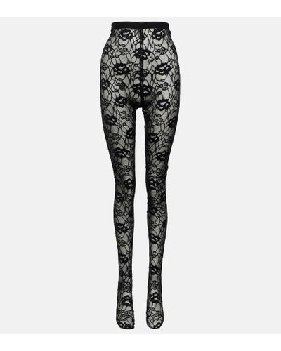 Buy Black Lace Pattern Tights 1 Pack from Next Luxembourg