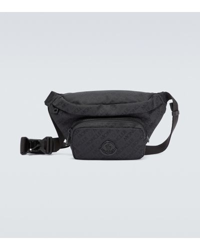 Moncler Durance Logo Nylon Belt Bag - Black
